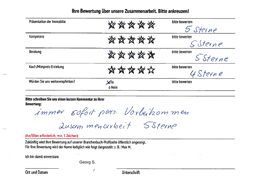Kundenbewertung Georg S