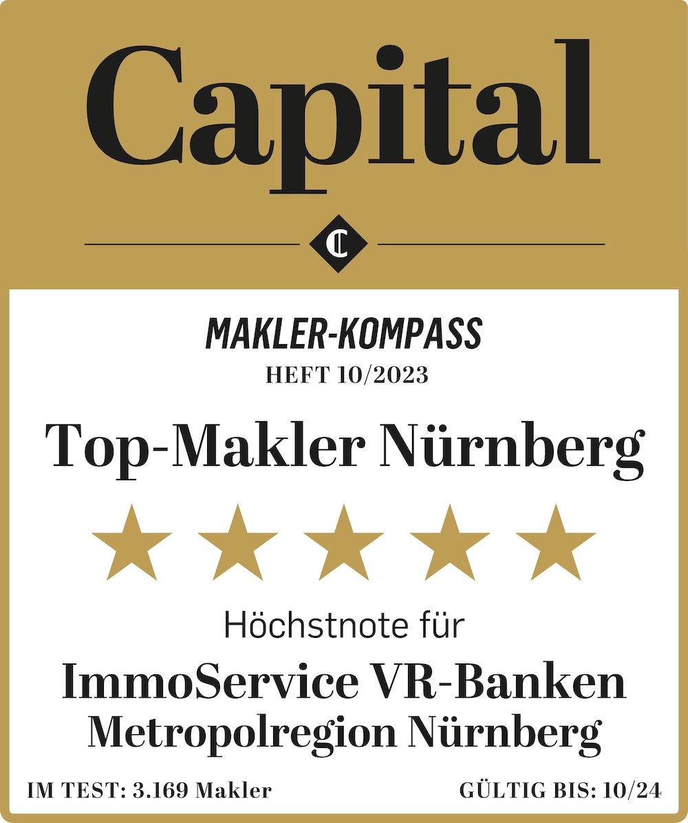 Erneute Auszeichnung als Capital-Top-Makler Nürnberg!